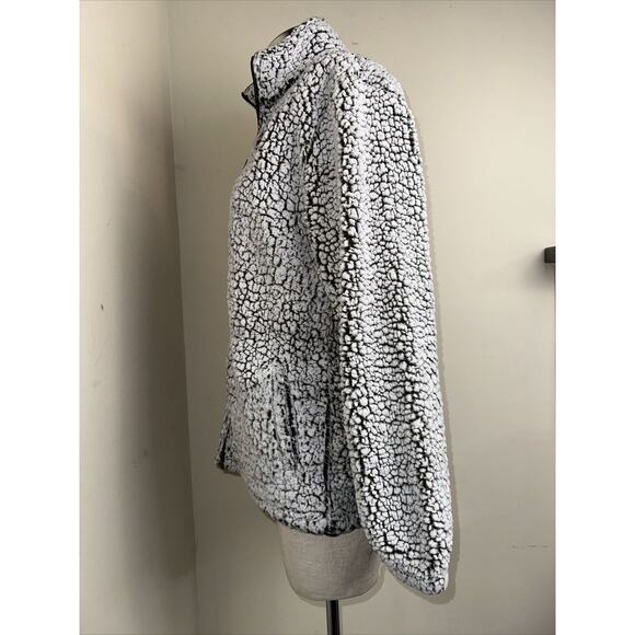 Grand Traverse Resort Michigan Full Zip Fluffy Boxercraft Fleece Jacket Sz M - Picture 7 of 8